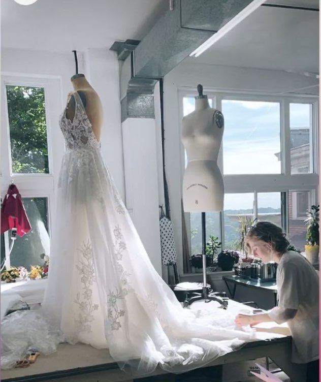 Alexa bridal dress alterations work showcase Pittsburgh